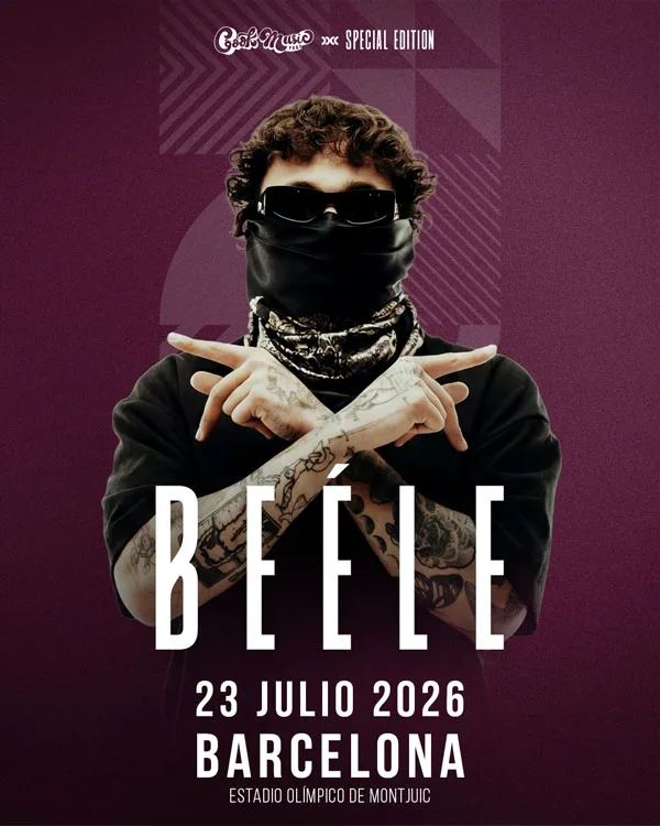 Beéle · Barcelona · 23 julio 2026 · Estadi Olímpic Lluís Companys