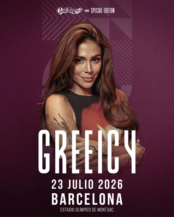 Greeicy · Barcelona · 23 julio 2026 · Estadi Olímpic Lluís Companys